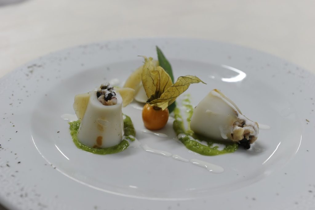 Piatto a base di pesce