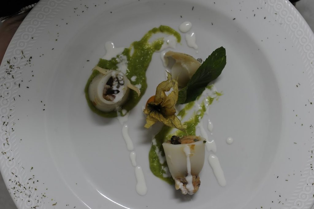 Piatto a base di pesce