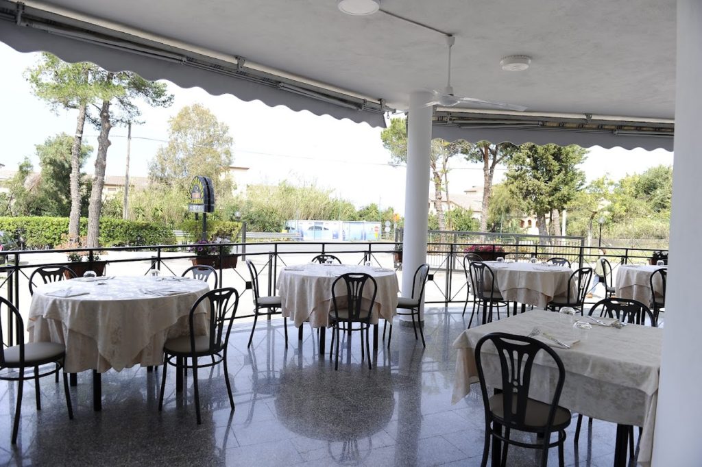 Area esterna del ristorante